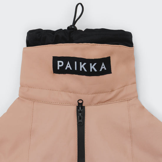 PAIKKA Visibility -heijastava talvitakki koiralle, taupe