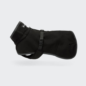 PAIKKA palauttava softshell-takki koiralle, musta