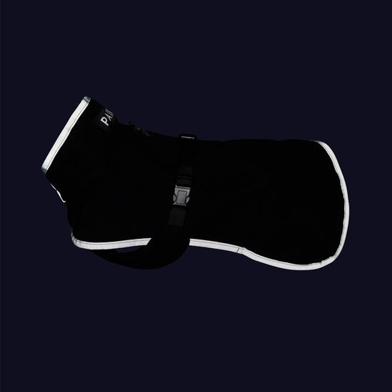 PAIKKA palauttava softshell-takki koiralle, musta