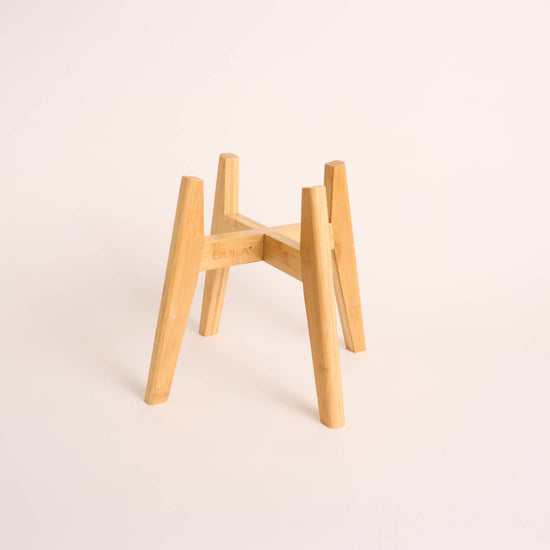 GULA koiran ruokakuppiteline, bambu