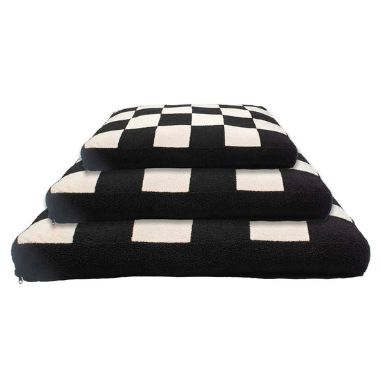 Cozy Block -peti, musta-valkoinen