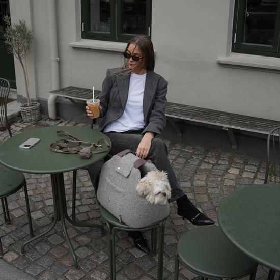 Staey koiran kantolaukku curl-kankaasta