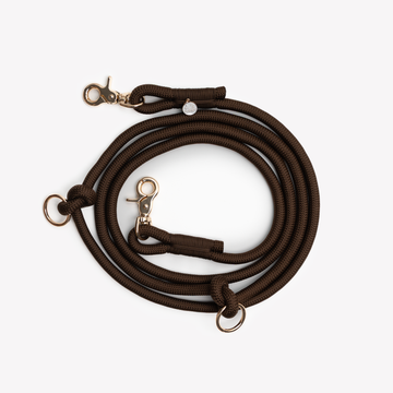 Hands-free leash, brown