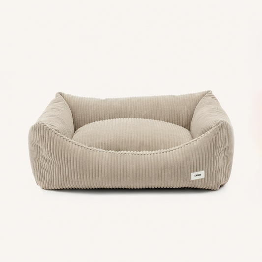 Snozy-peti, beige vakosametti