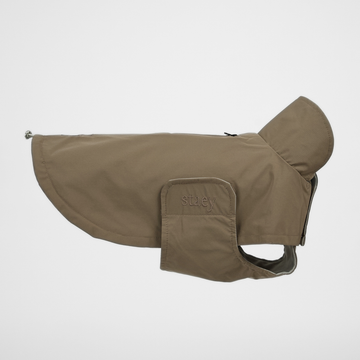 Taja dog raincoat, taupe