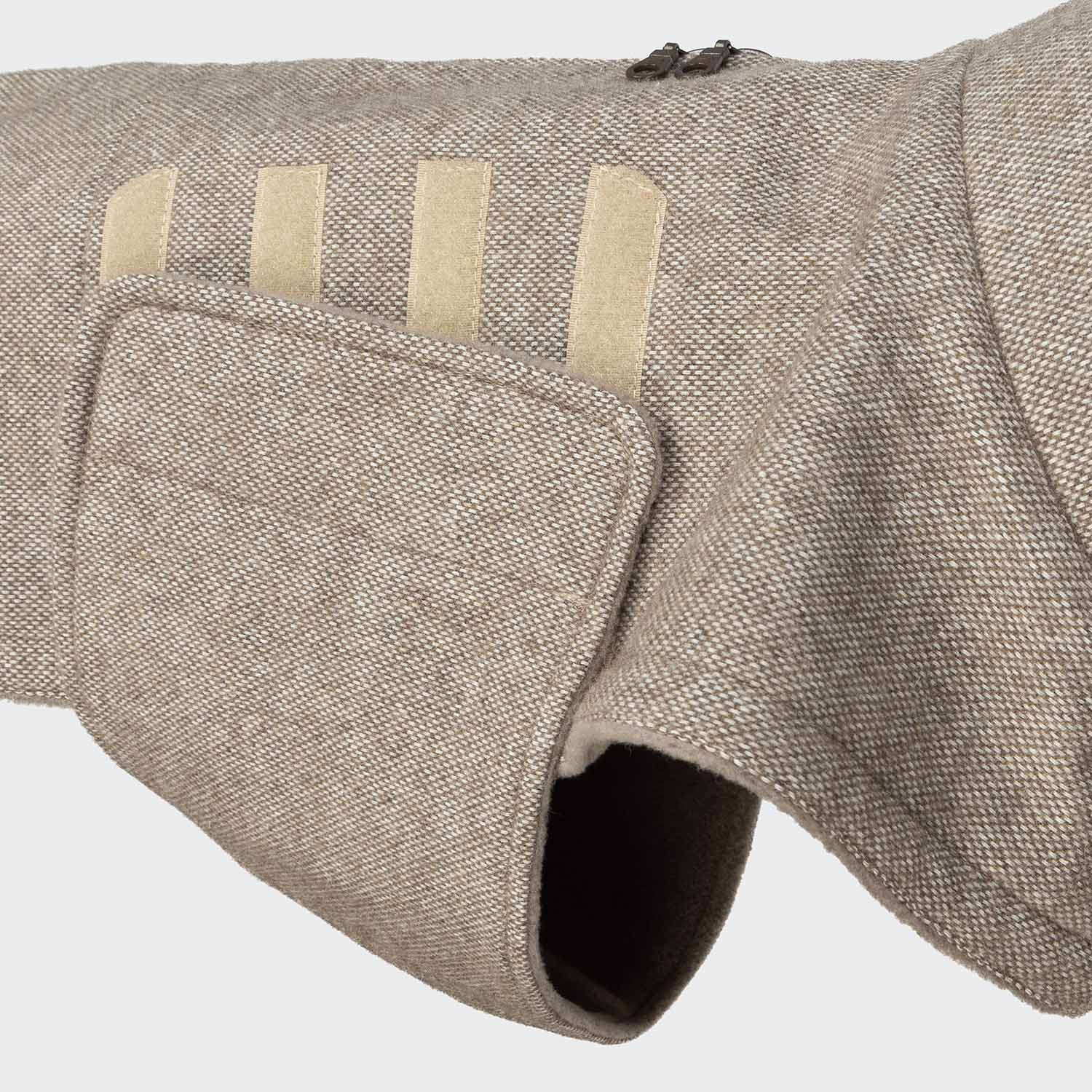 CLOULD7 Brooklyn -koiran talvitakki, tweed beige