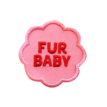 Scout's Honour Fur Baby -silitettävä kangasmerkki koiralle ja kissalle