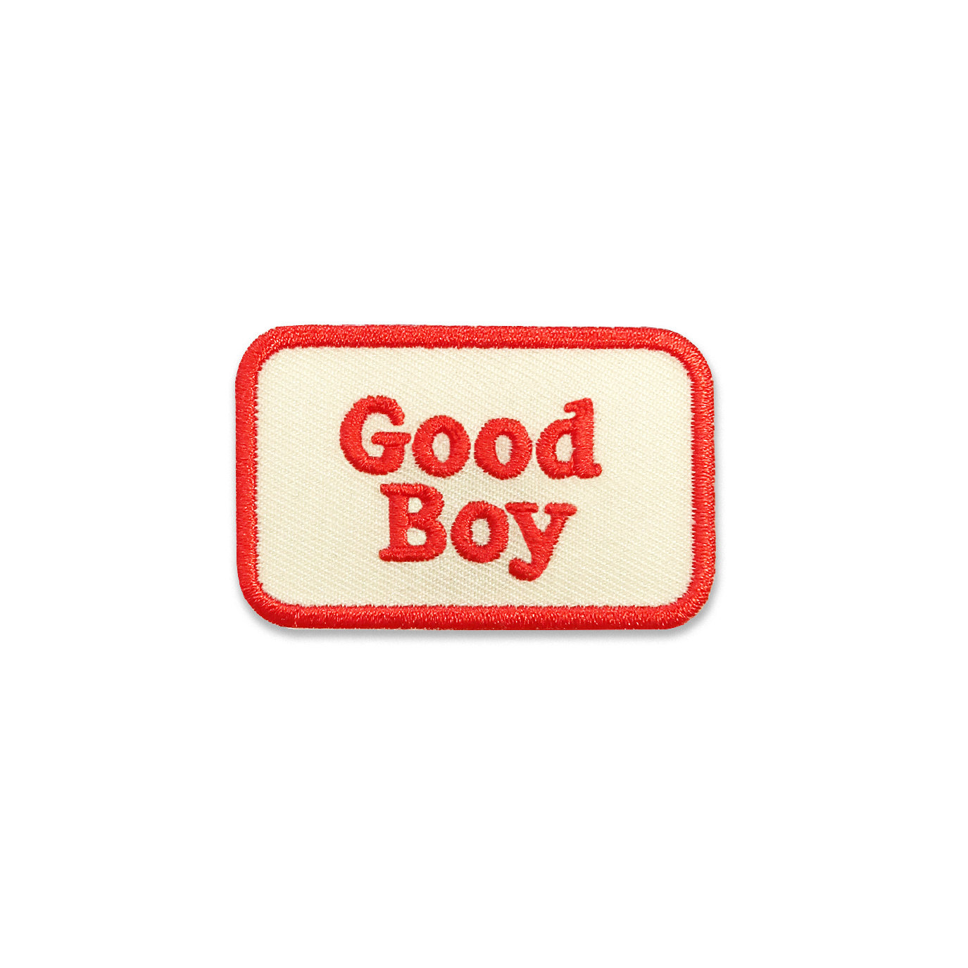 Scout's Honour Good Boy -silitettävä kangasmerkki koiralle