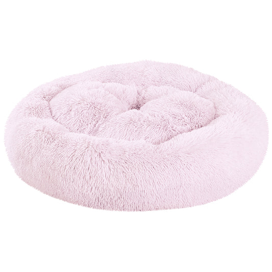 Fluffy calming bed, pink