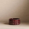 Pool Stoneware Pet Bowl 14cm Burgundy 2 Pieces Set by Egg Back Home