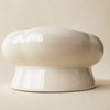 Creamy Elevated Cat Water Bowl