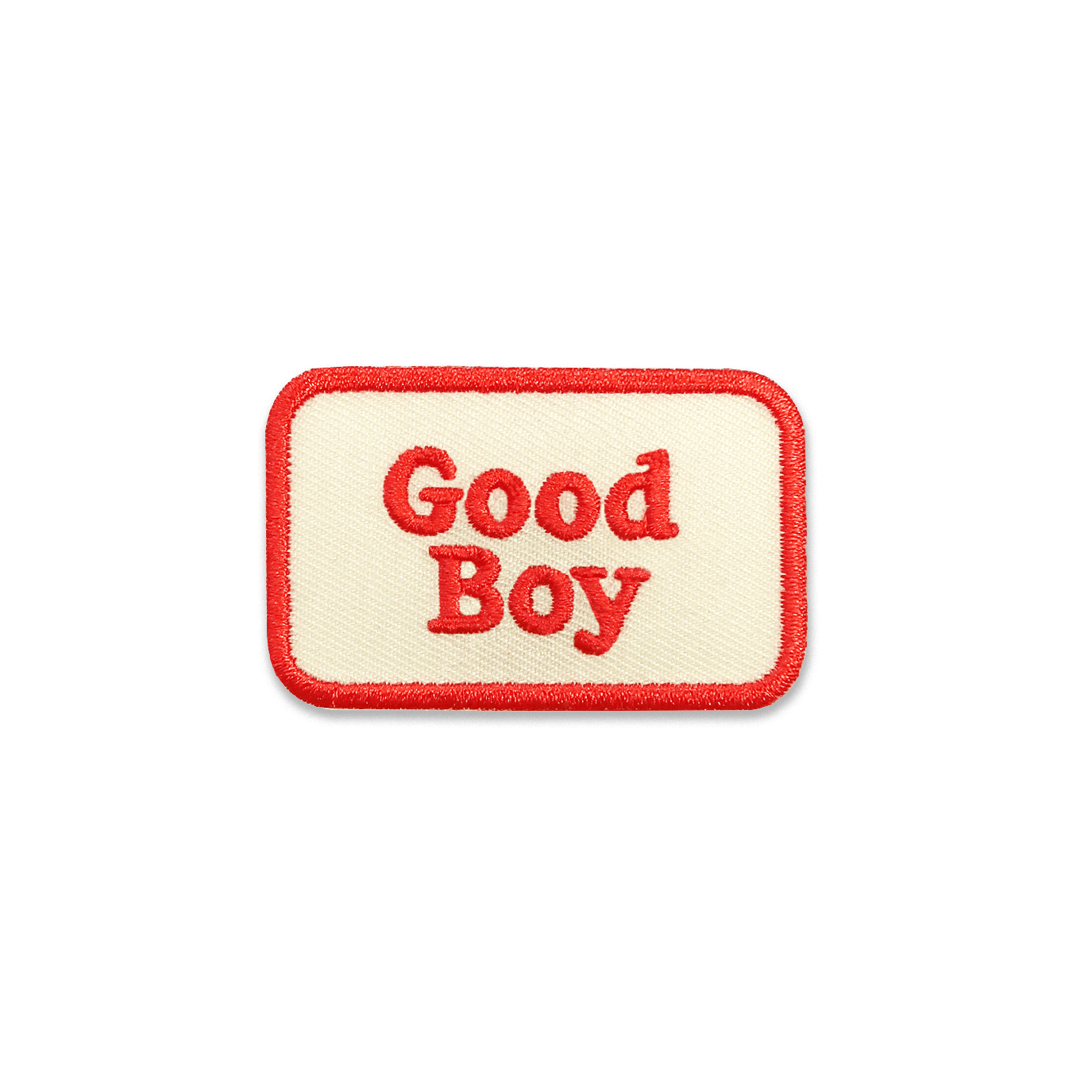 Scout's Honour Good Boy - silitettävä kangasmerkki koiralle