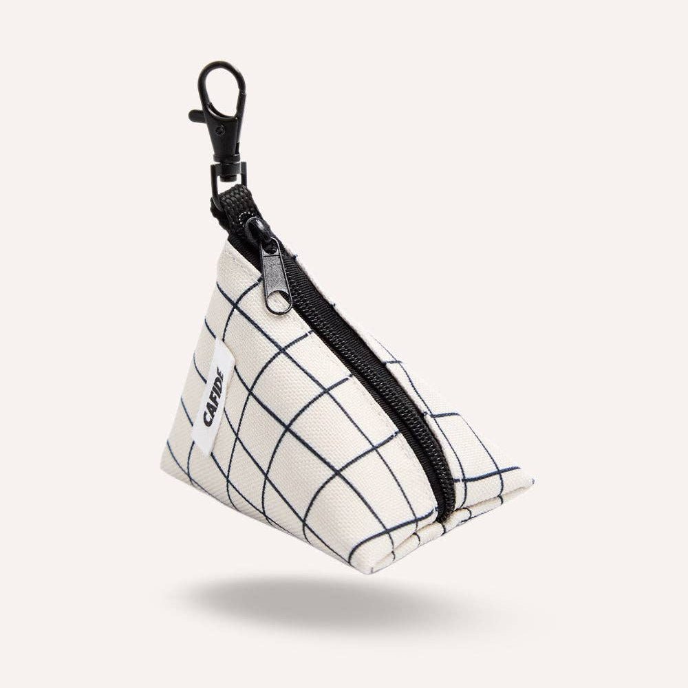 CAFIDE Juno - kierrätetty PET kakkapussikotelo, Beige Line