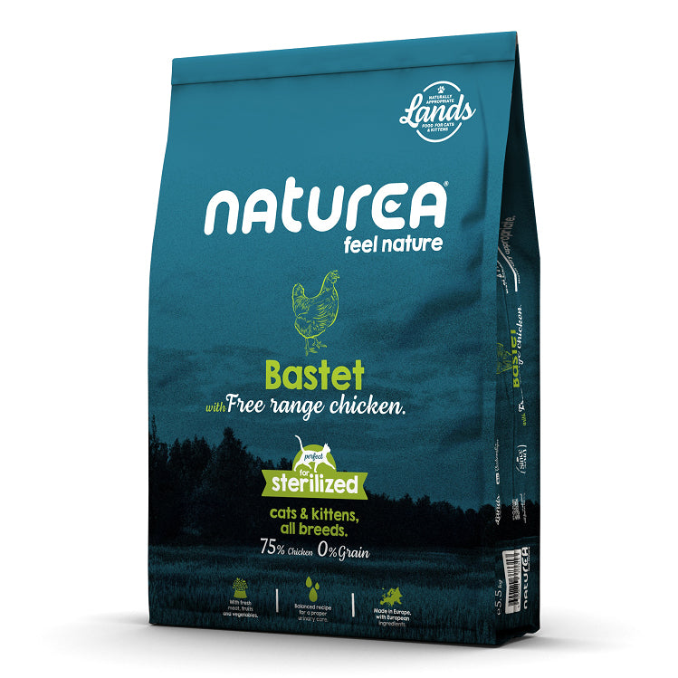 Naturea Lands Bastet Chicken kissan kuivaruoka