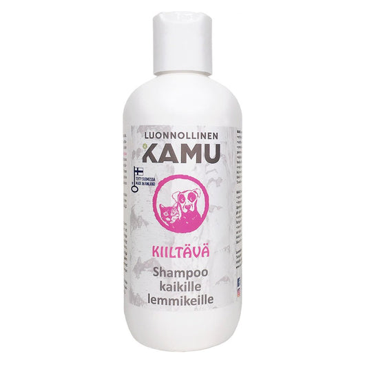 Luonnollinen Kamu Lemmikin shampoo Kiiltävä, 350 ml