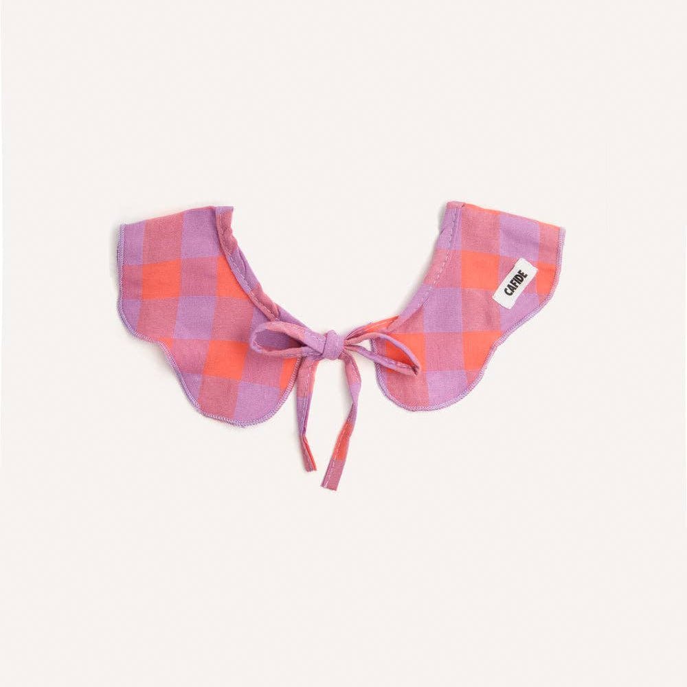 CAFIDE Lola - koiran kauluri, violetti ruutu