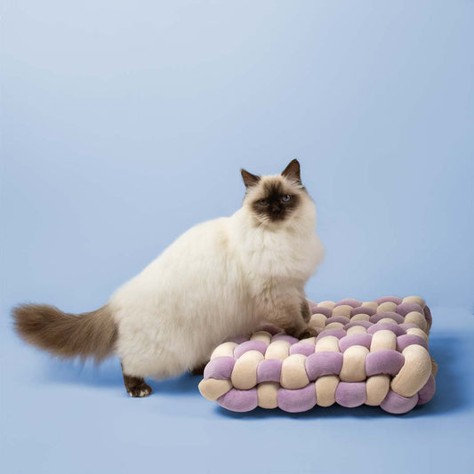 Coockoo Makoilualusta, lila - beige