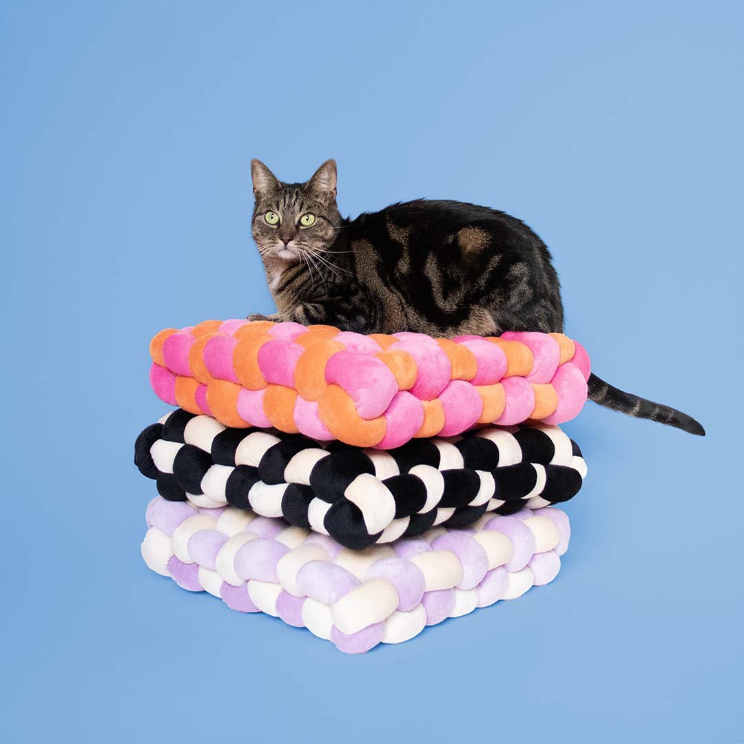 Coockoo Makoilualusta, oranssi - pinkki