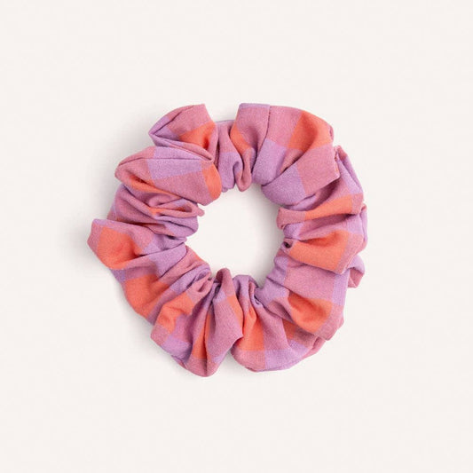 CAFIDE Noa - scrunchie, violetti ruutu